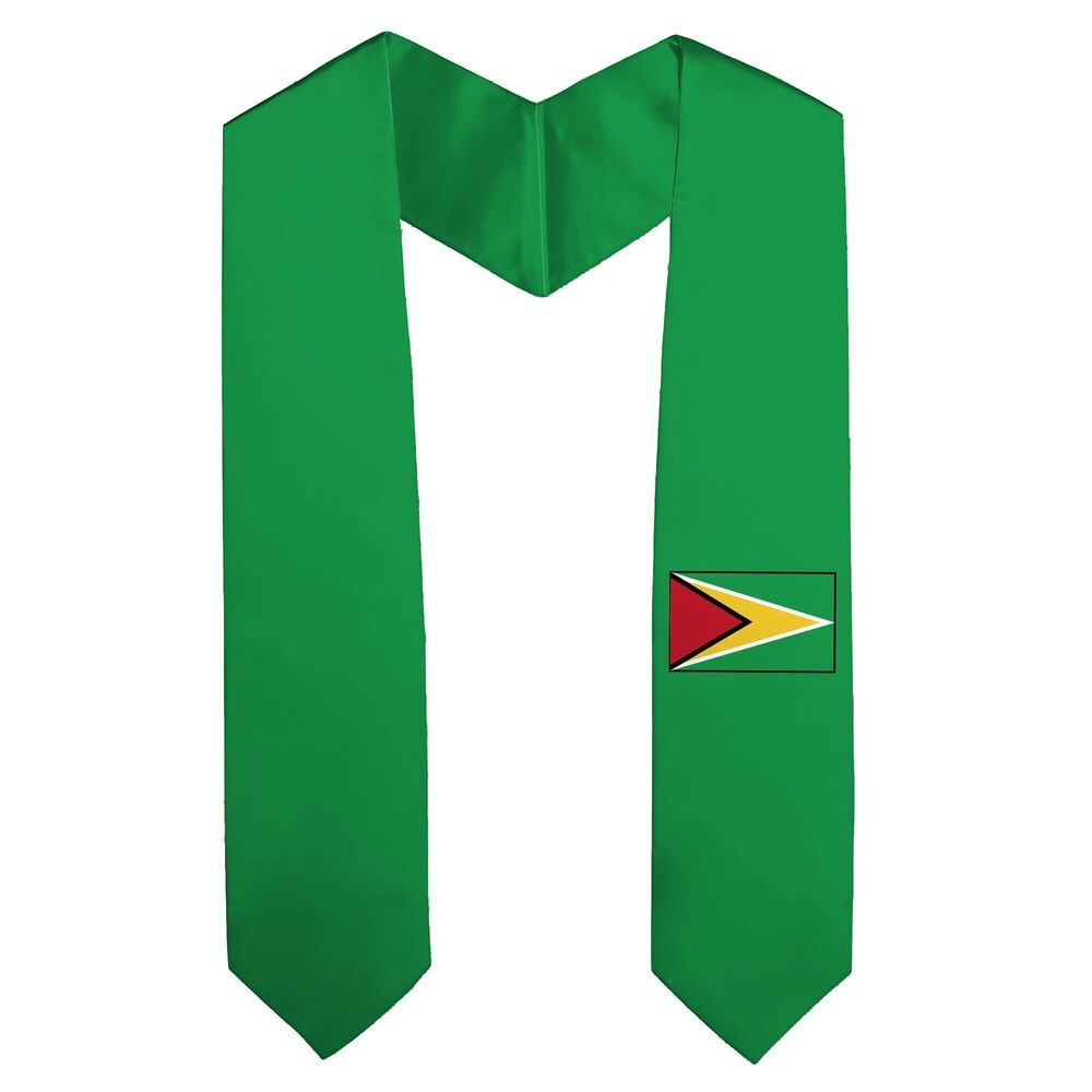 6730 National Flag Graduation Stole Embroidery Sash for Study Aboard
